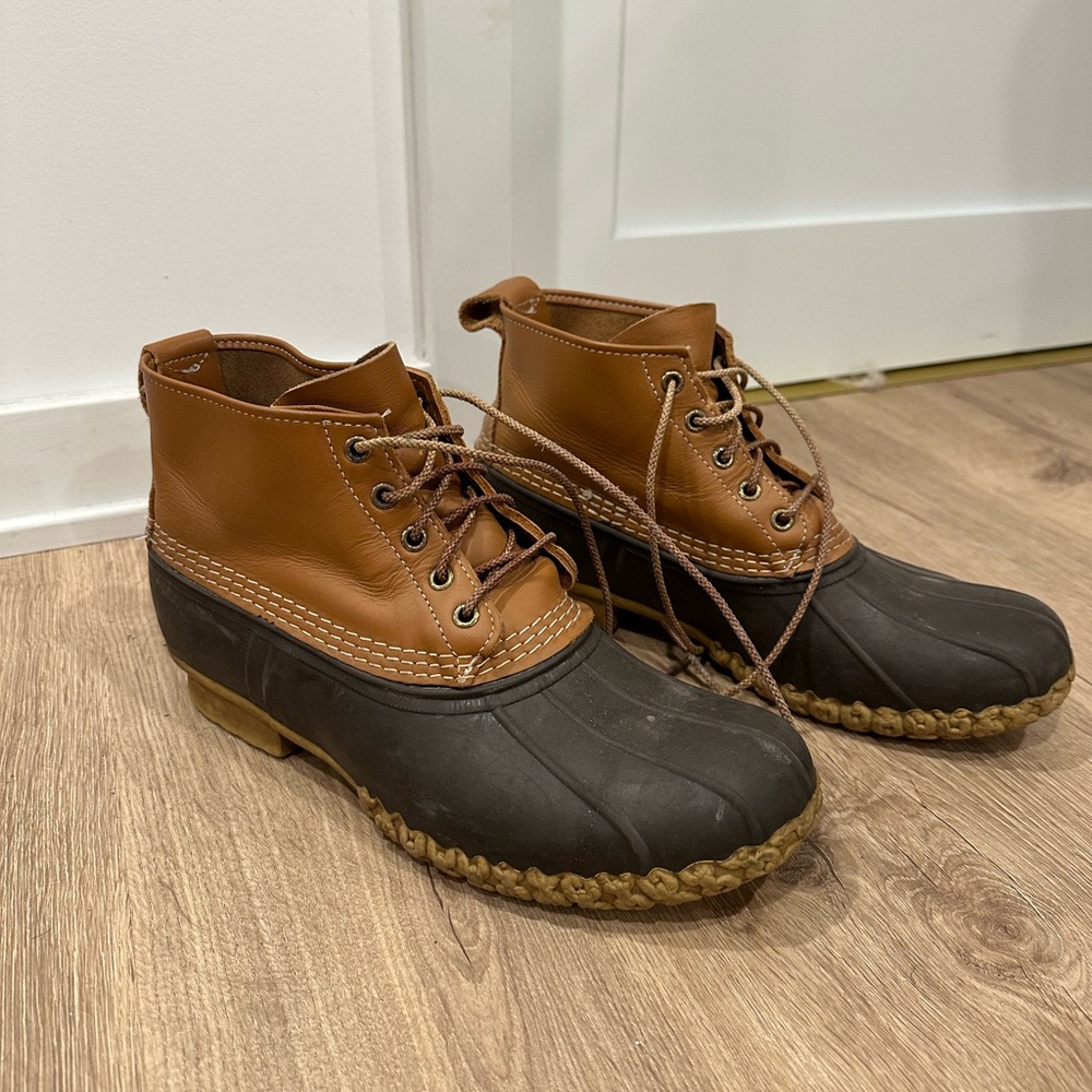 Men's LL Bean Duck Boots size 10
